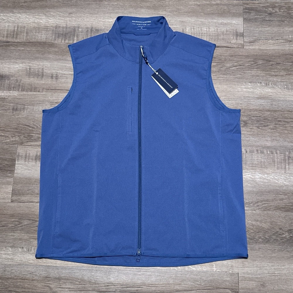 Holderness & Bourne Airation Full Zip Ventura Golf Vest Men's Size Large L NEW